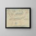 Study of Clouds with Sun - Adolf the Count — framed artwork on a wall