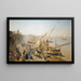 The Nile at Boulaq - Adolf von Meckel — framed artwork on a wall