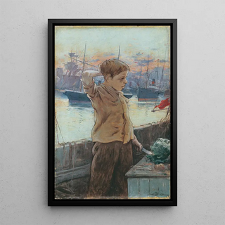 Reproduction of the painting The Mousse - Adolfo Guiard