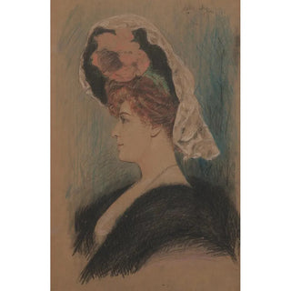 Lillian Russell - Adolfo Müller-Ury — artwork view