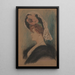 Lillian Russell - Adolfo Müller-Ury — framed artwork on a wall