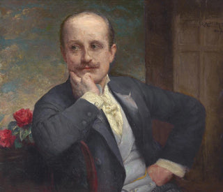 Self-portrait Painting - Adolfo Müller-Ury — artwork view