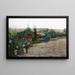 Afternoon at the Villa - Adolfo Tommasi — framed artwork on a wall