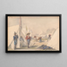Camp of General Alexander McDowell McCook near Stevenson, Alabama, Summer 1862 - Adolph Metzner — framed artwork on a wall