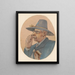 Carl Bayer Painting, hospital administrator of the society A - Adolph Metzner — framed artwork on a wall