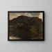 A lake - Adolph Tidemand — framed artwork on a wall