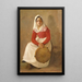 Reproduction of the painting of a woman named Anunziata in Subiaco - Adolph Tidemand