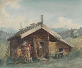 Family Bondefamilie - Adolph Tidemand — artwork view