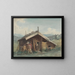 Family Bondefamilie - Adolph Tidemand — framed artwork on a wall