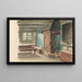 House of Peasants in Sandk i Vinje - Adolph Tidemand — framed artwork on a wall