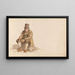 Brura Peer Vossevangen - Adolph Tidemand — framed artwork on a wall