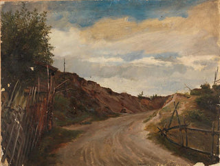 Country Road - Adolph Tidemand — artwork view