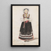 Costume Study Bolkesjø - Adolph Tidemand — framed artwork on a wall