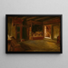 Interior Farm Scene Painting by Sandak - Adolph Tidemand — framed artwork on a wall