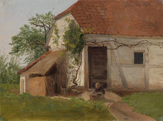 Ferme à Goldsheim - Adolph Tidemand — artwork view
