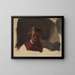 Study of a Farmer for a Devotion to the Lower Church - Adolph Tidemand — framed artwork on a wall