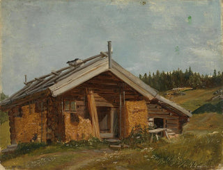 Ferme à Bolkesj - Adolph Tidemand — artwork view