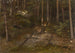 Forest Study Painting - Adolph Tidemand — artwork view