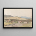 Haugsbygd - Adolph Tidemand — framed artwork on a wall