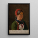 Girl of Hallingdal - Adolph Tidemand — framed artwork on a wall