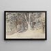 Hagestad prestegrd Ulvik i Hardanger - Adolph Tidemand — framed artwork on a wall