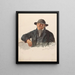 Hans Jacob Olsen Nevlunghavn - Adolph Tidemand — framed artwork on a wall