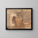 Interior Painting - Adolph Tidemand — framed artwork on a wall