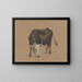The cattle of the fattening - Adolph Tidemand — framed artwork on a wall