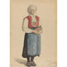Reproduction of the painting Woman in traditional costume Viky - Adolph Tidemand