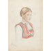 Woman in Bust Viky - Adolph Tidemand — artwork view