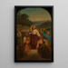 Laissez venir à moi les petits enfants - Adolph Tidemand — framed artwork on a wall