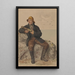 Lars Jensen Nevlunghavn - Adolph Tidemand — framed artwork on a wall
