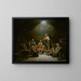 Devotion of the Lower Church - Adolph Tidemand — framed artwork on a wall