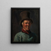 Man with Hat - Adolph Tidemand — framed artwork on a wall