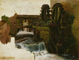 Ruisseau de moulin - Adolph Tidemand — artwork view