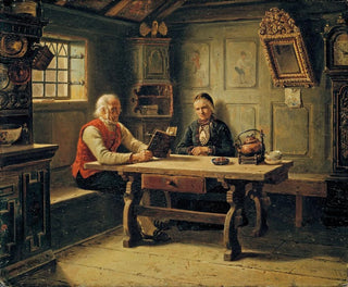 Old age and solitude - Adolph Tidemand — artwork view