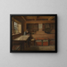Old storeroom at Viky - Adolph Tidemand — framed artwork on a wall