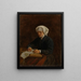Peasant Painting by Viky - Adolph Tidemand — framed artwork on a wall