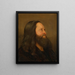 Study of an Old Man - Adolph Tidemand — framed artwork on a wall
