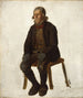 Portrait of Asle Hermandsøn de Hallingdal - Adolph Tidemand — artwork view