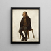 Portrait of Asle Hermandsøn de Hallingdal - Adolph Tidemand — framed artwork on a wall