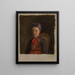 Portrait of Ingeborg Anderdatter Gulsvig - Adolph Tidemand — framed artwork on a wall
