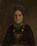 Portrait of Ingeborg Skjønne de Numedal - Adolph Tidemand — artwork view