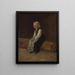 Portrait of Sella Larsdatter Vikr - Adolph Tidemand — framed artwork on a wall
