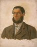 Portrait of the prisoner Carl Gustav Svendsen - Adolph Tidemand — artwork view