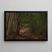 Road in the Forest - Adolph Tidemand — framed artwork on a wall
