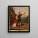 Sketch for The Departure of Fridtjof - Adolph Tidemand — framed artwork on a wall