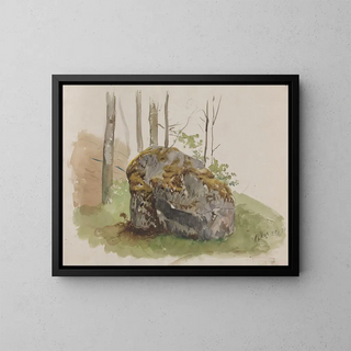 Stein Viky - Adolph Tidemand — framed artwork on a wall