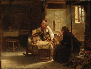 La Devineresse - Adolph Tidemand — artwork view