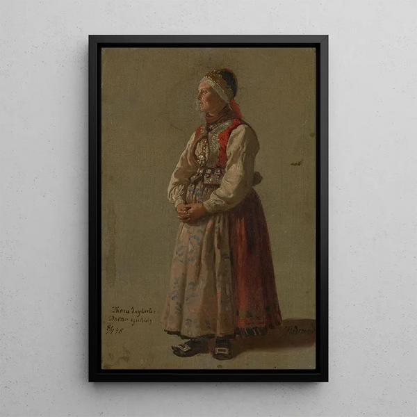 Reproduction of the painting Thora Ingebretsdatter Gulsvig - Adolph Tidemand
